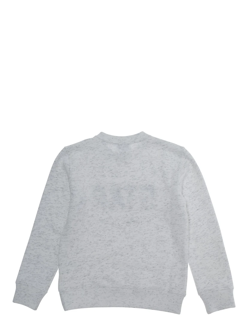 Sweatshirt STAR BOYS CREW NECK SWEATSHIRT with patch and print in cotton Gray Boy