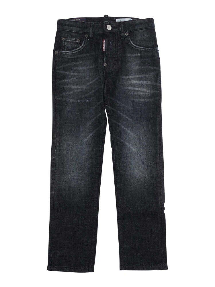 UNISEX STANISLAV JEAN with elastane and black cotton unisex