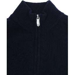 GOLFINO with turtleneck and long sleeves in Blue Fabric for Boy