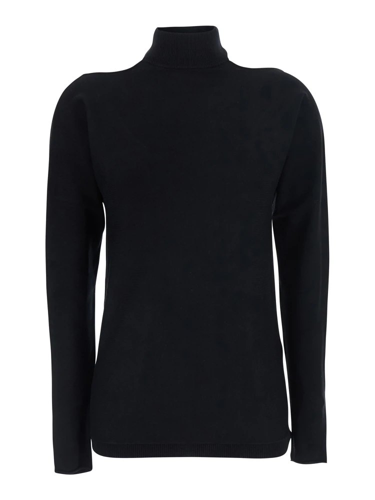 Sweater with cutout details in Black and women