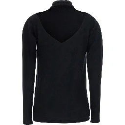 Sweater with cutout details in Black and women