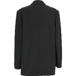 COAT with shirt collar and long sleeves in Tech Fabric Green women