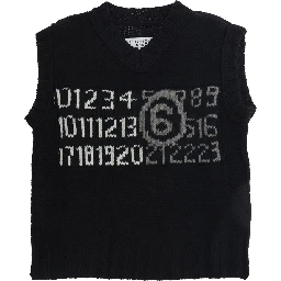 Jacket M61049MM08VMM6K63UM6900 with collar and long sleeves in black Wool and Nylon for Boy