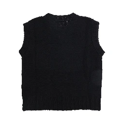 Jacket M61049MM08VMM6K63UM6900 with collar and long sleeves in black Wool and Nylon for Boy