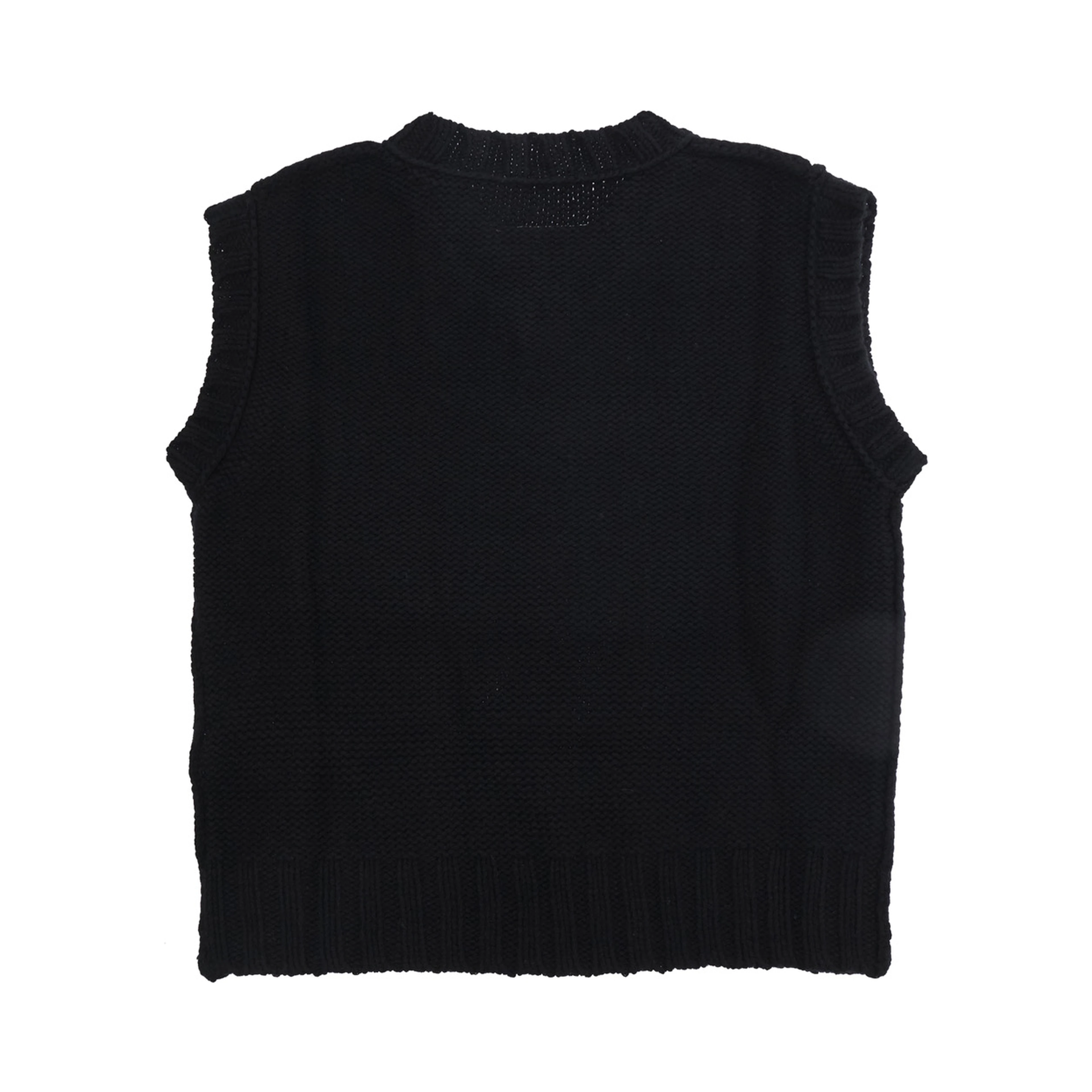 Jacket M61049MM08VMM6K63UM6900 with collar and long sleeves in black Wool and Nylon for Boy