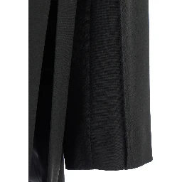 COAT with shirt collar and long sleeves in Tech Fabric Green women