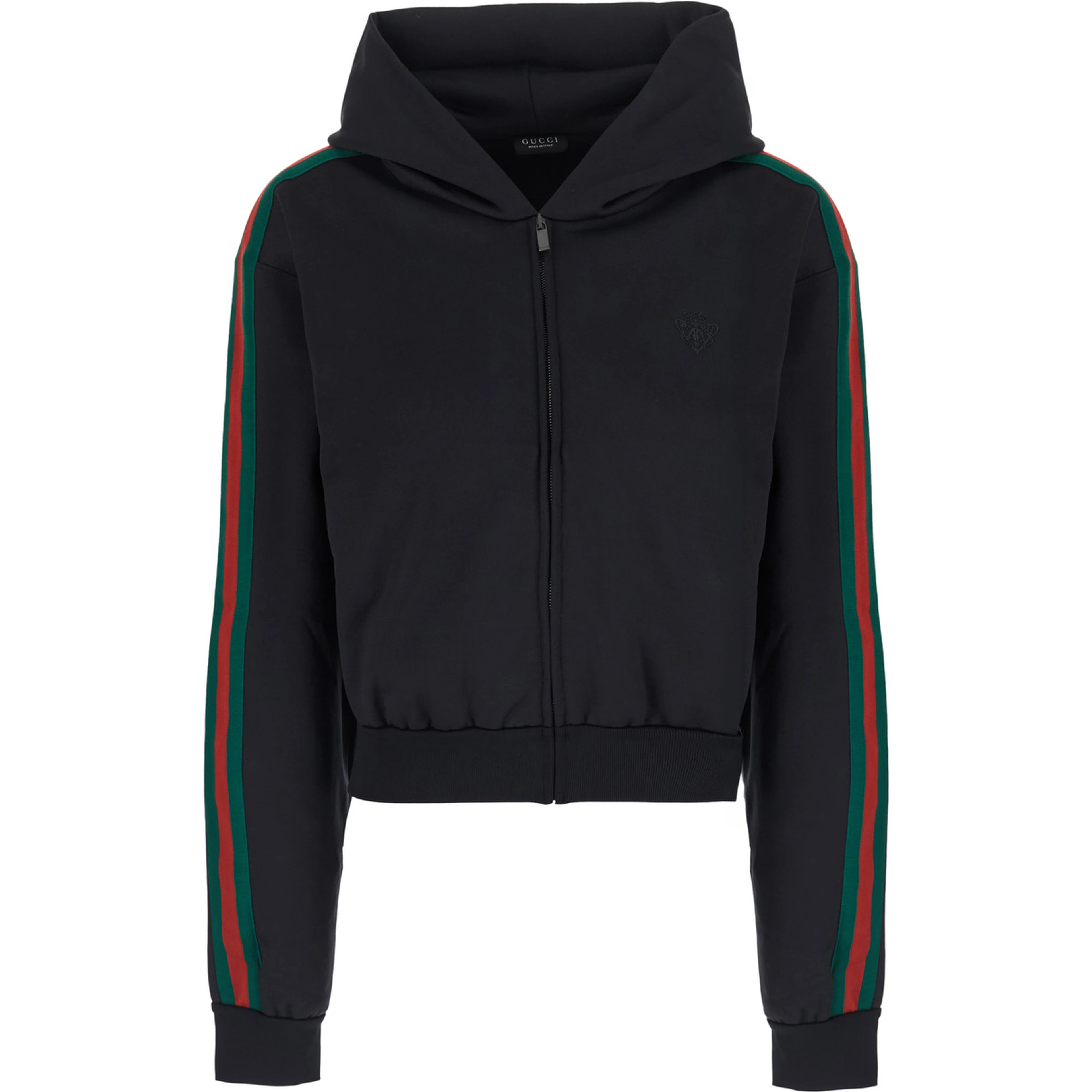 ZIP SWEAT COTTON STRETCH JERSEY
