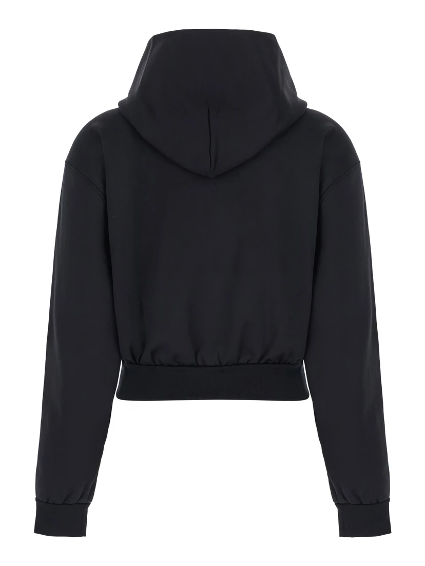 ZIP SWEAT COTTON STRETCH JERSEY