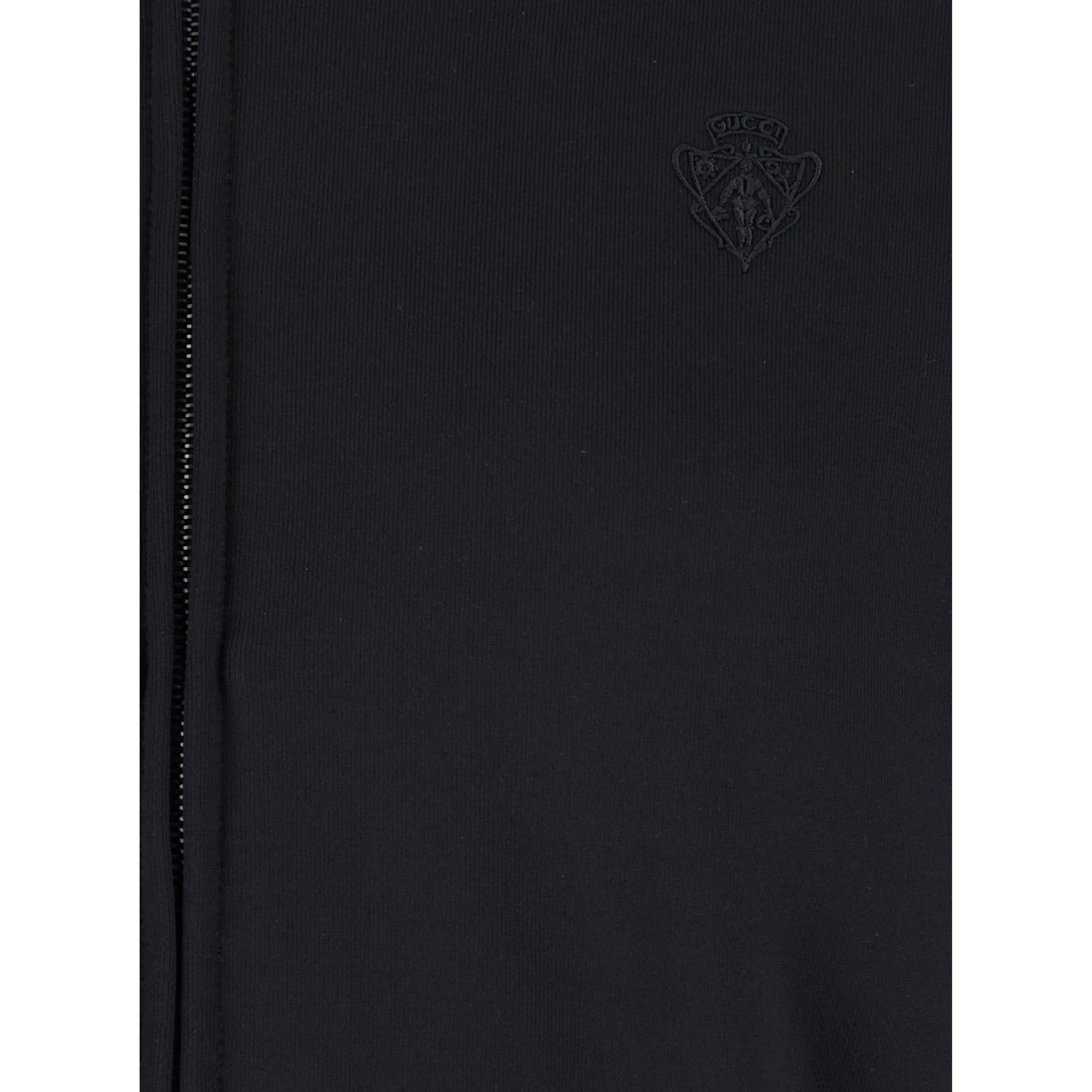 ZIP SWEAT COTTON STRETCH JERSEY