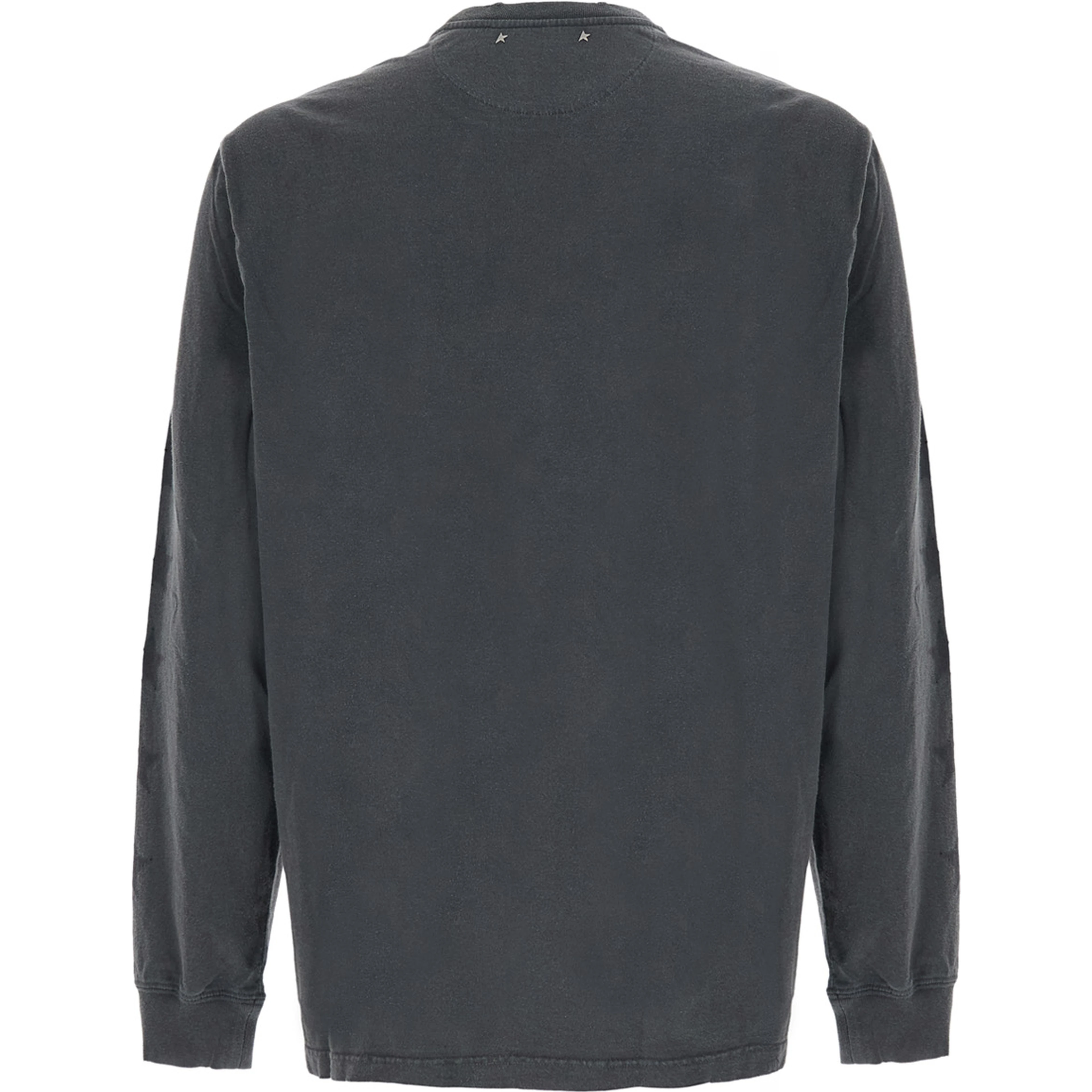 Long Sleeve T-shirt with long sleeves and round neck in COTTON Gray man