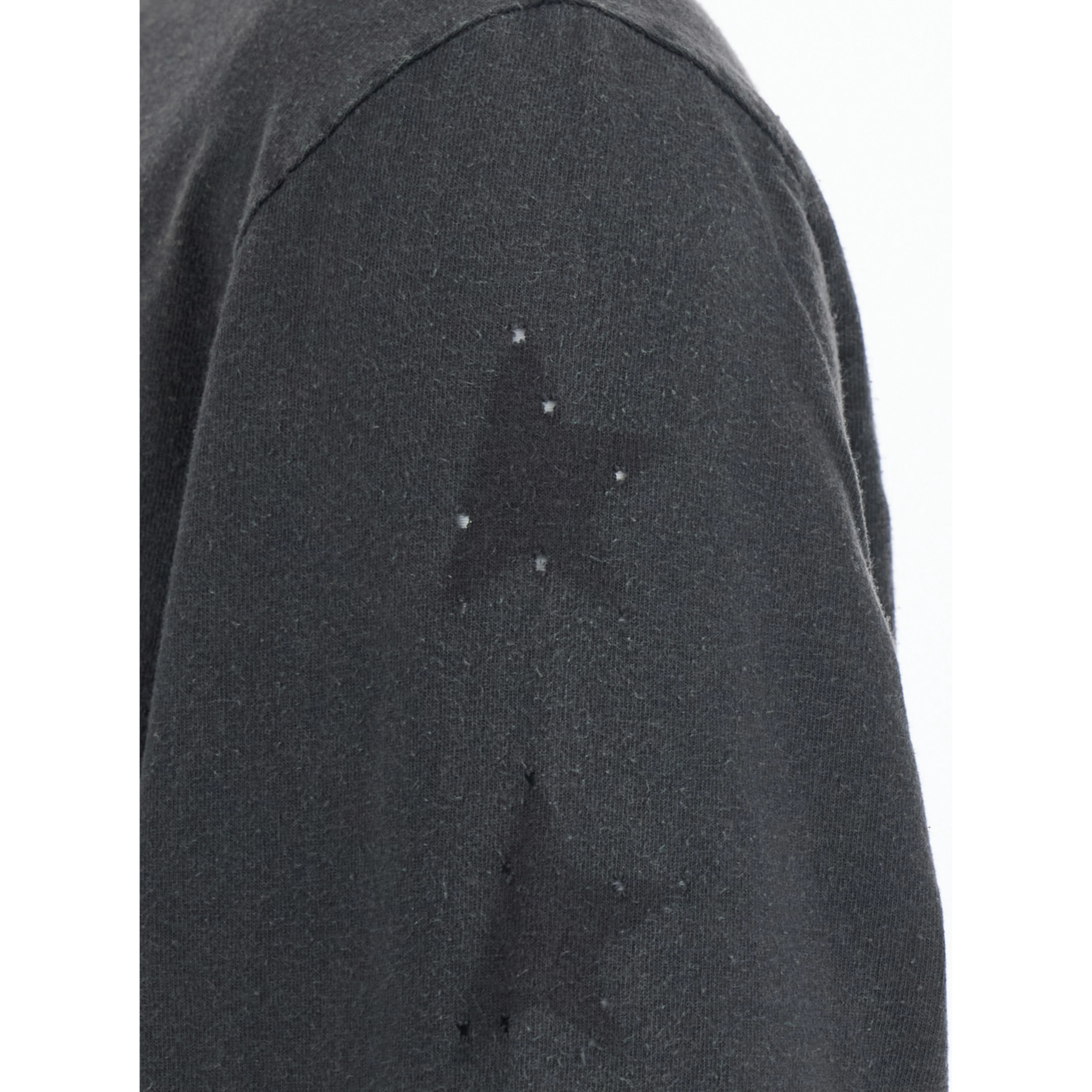 Long Sleeve T-shirt with long sleeves and round neck in COTTON Gray man