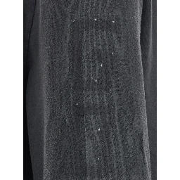 Long Sleeve T-shirt with long sleeves and round neck in COTTON Gray man