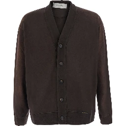 SWEATSHIRT with logo and crew neck Brown Woman