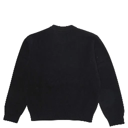 MC2 SAINT BARTH KIDS Black crew-neck wool sweater junior