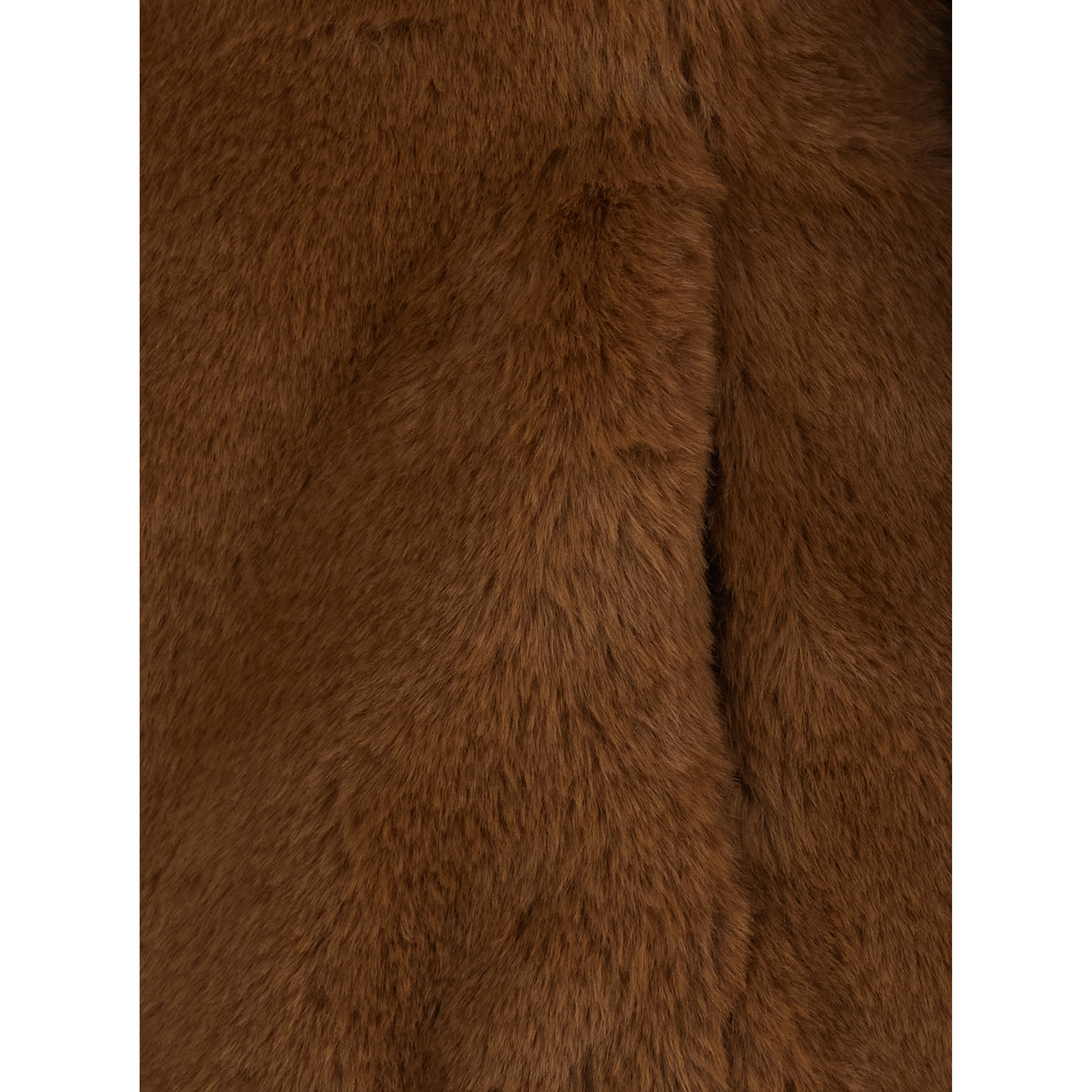 Reversible Down Jacket LAILA FURY with Hood and Pockets Brown Woman