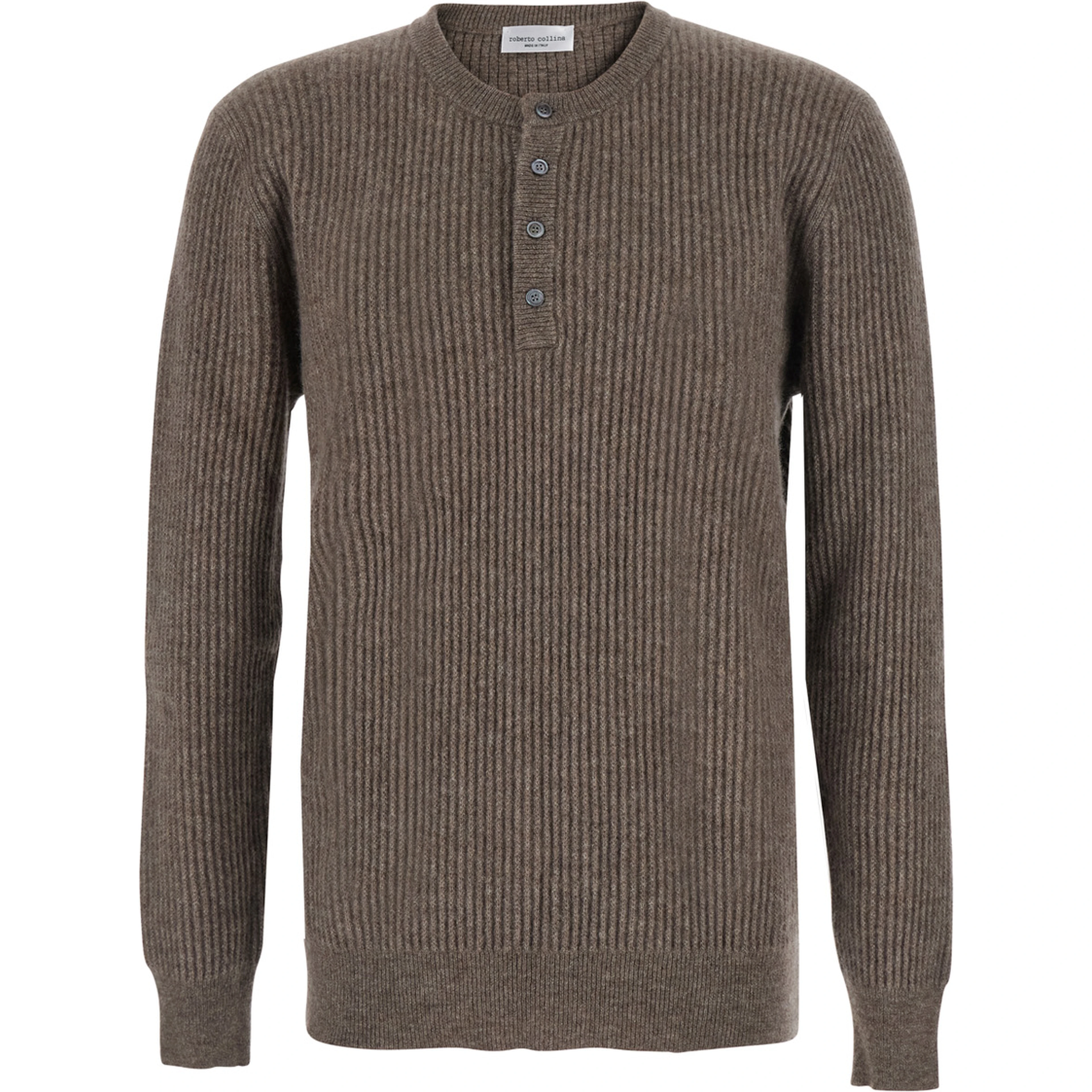 Polo Shirt with Brown Collar