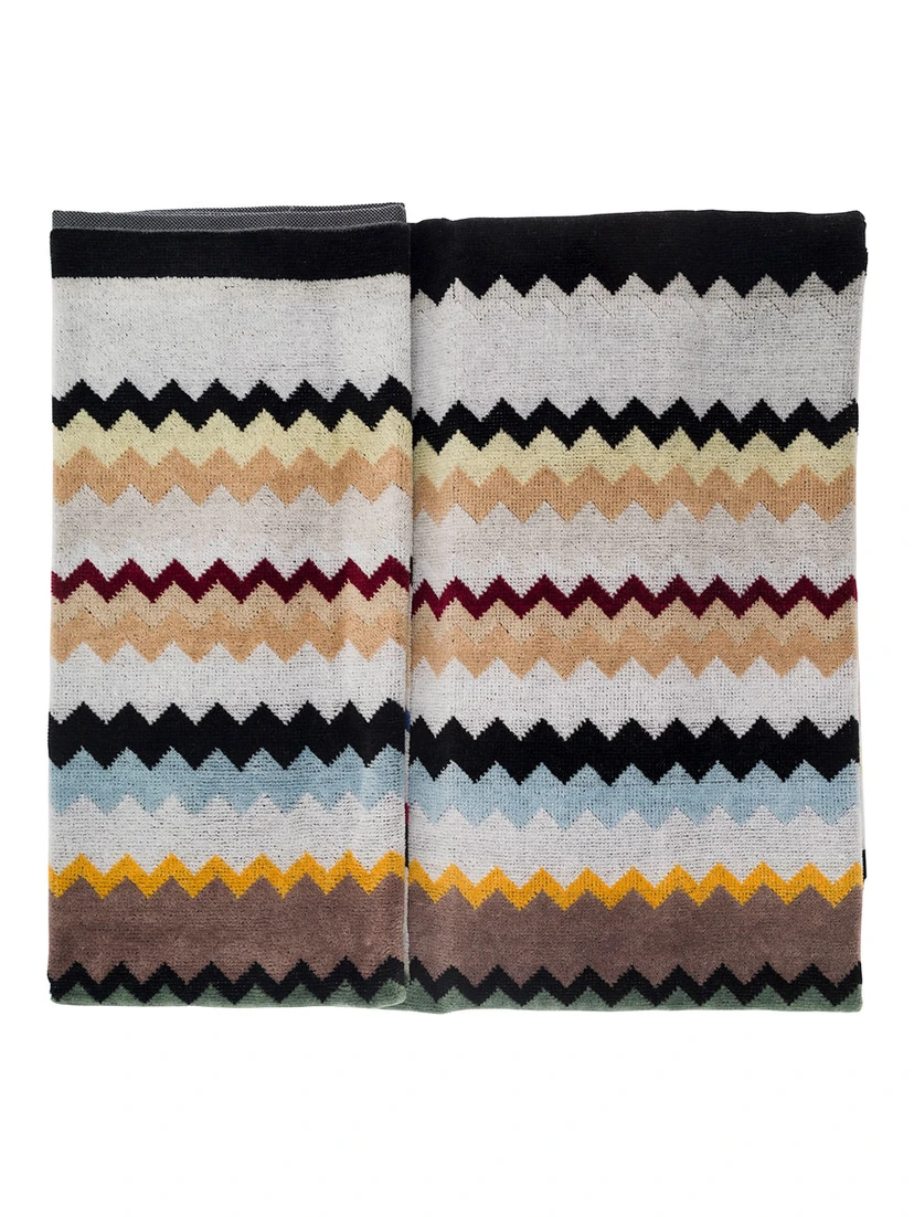 CURT SET 2 PIECES towels in 100% cotton multicolor unisex