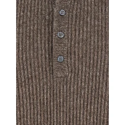 Polo Shirt with Brown Collar