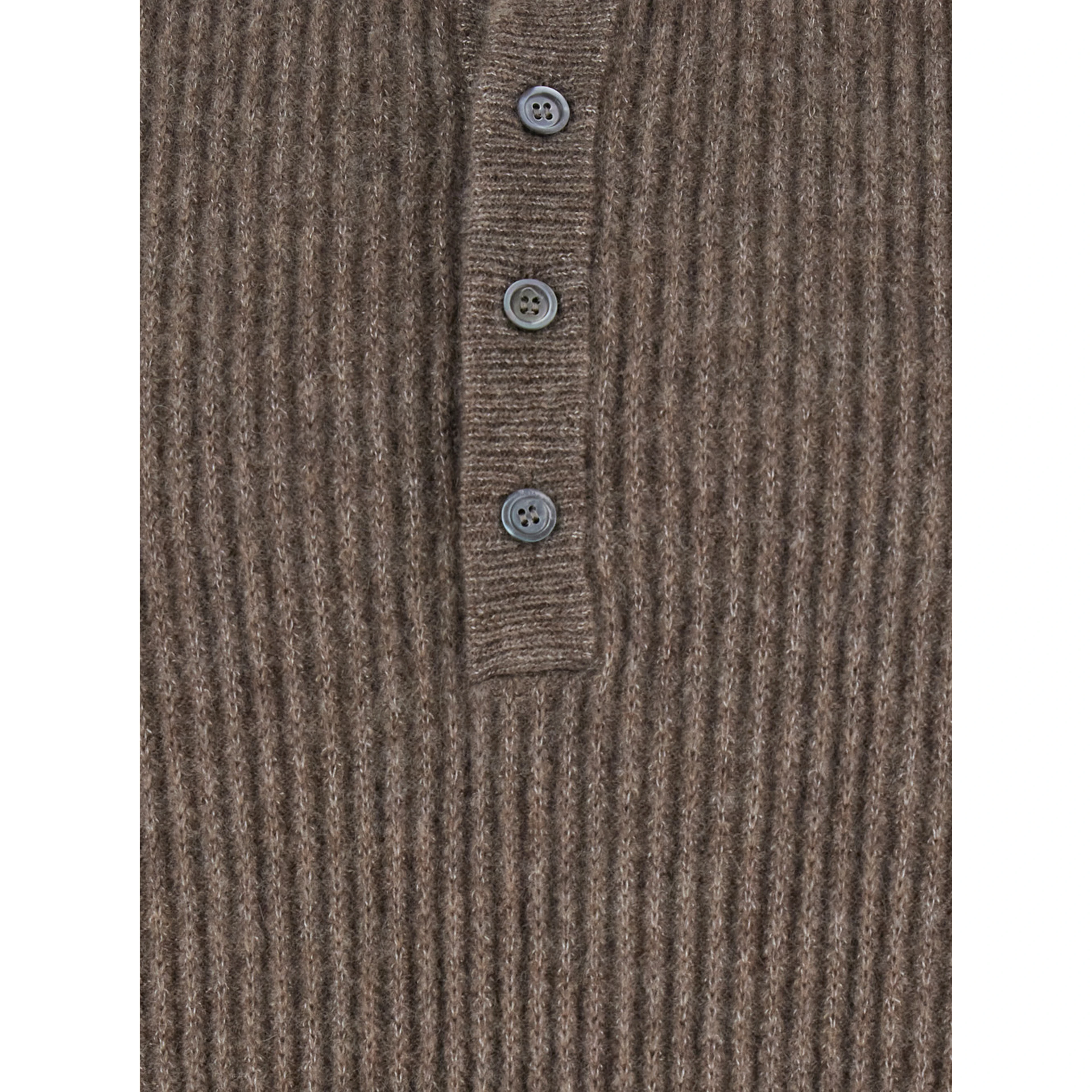 Polo Shirt with Brown Collar