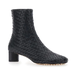 CHERRY KITTEN ZIPPED ANKLE BOOT