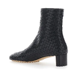 CHERRY KITTEN ZIPPED ANKLE BOOT