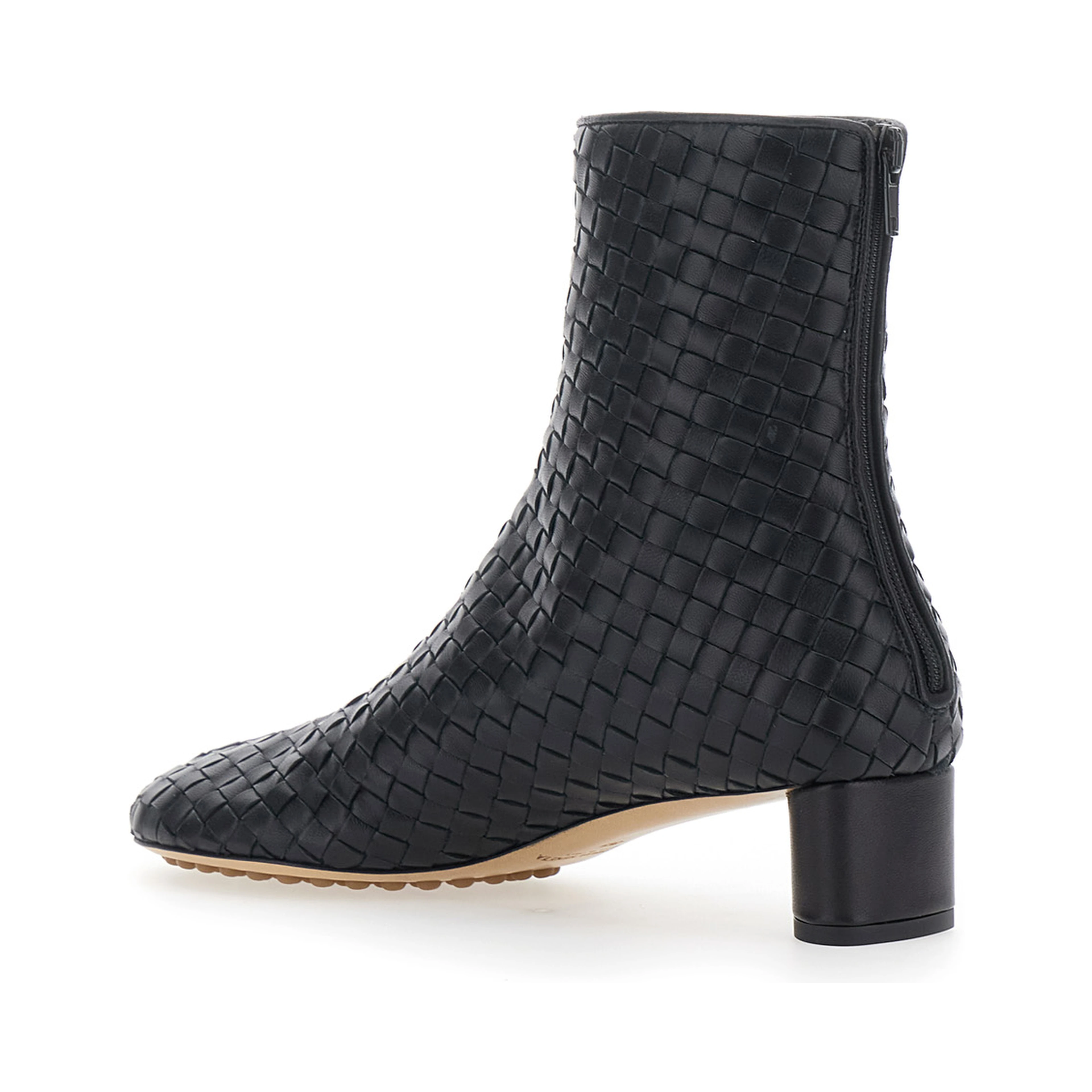 CHERRY KITTEN ZIPPED ANKLE BOOT