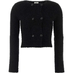 BOUCLETTE KNIT DOUBLE BREASTED JACKET