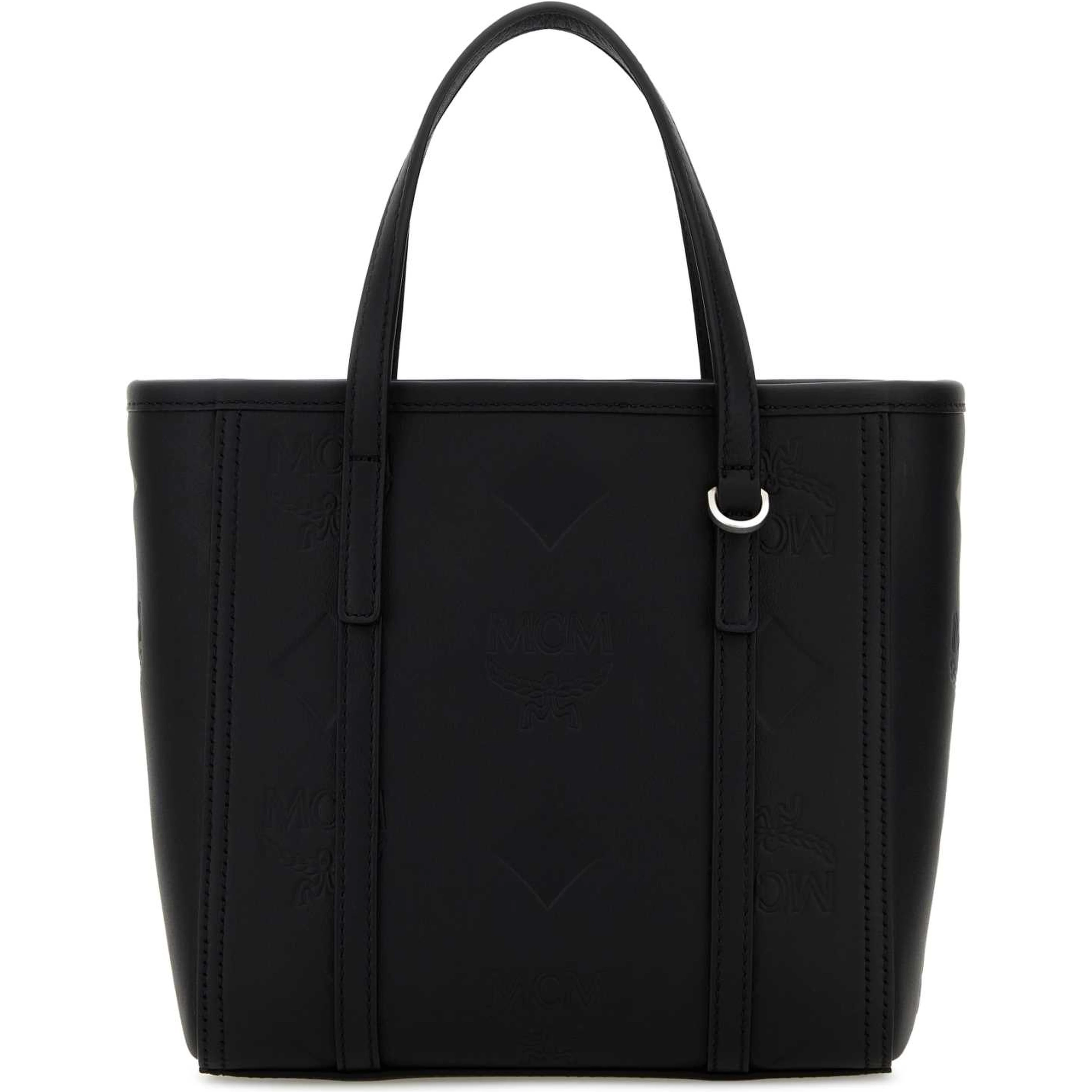 MCM TONI LTHR SHOPPER MNI BK
