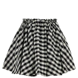 RUSHED MINI SKIRT