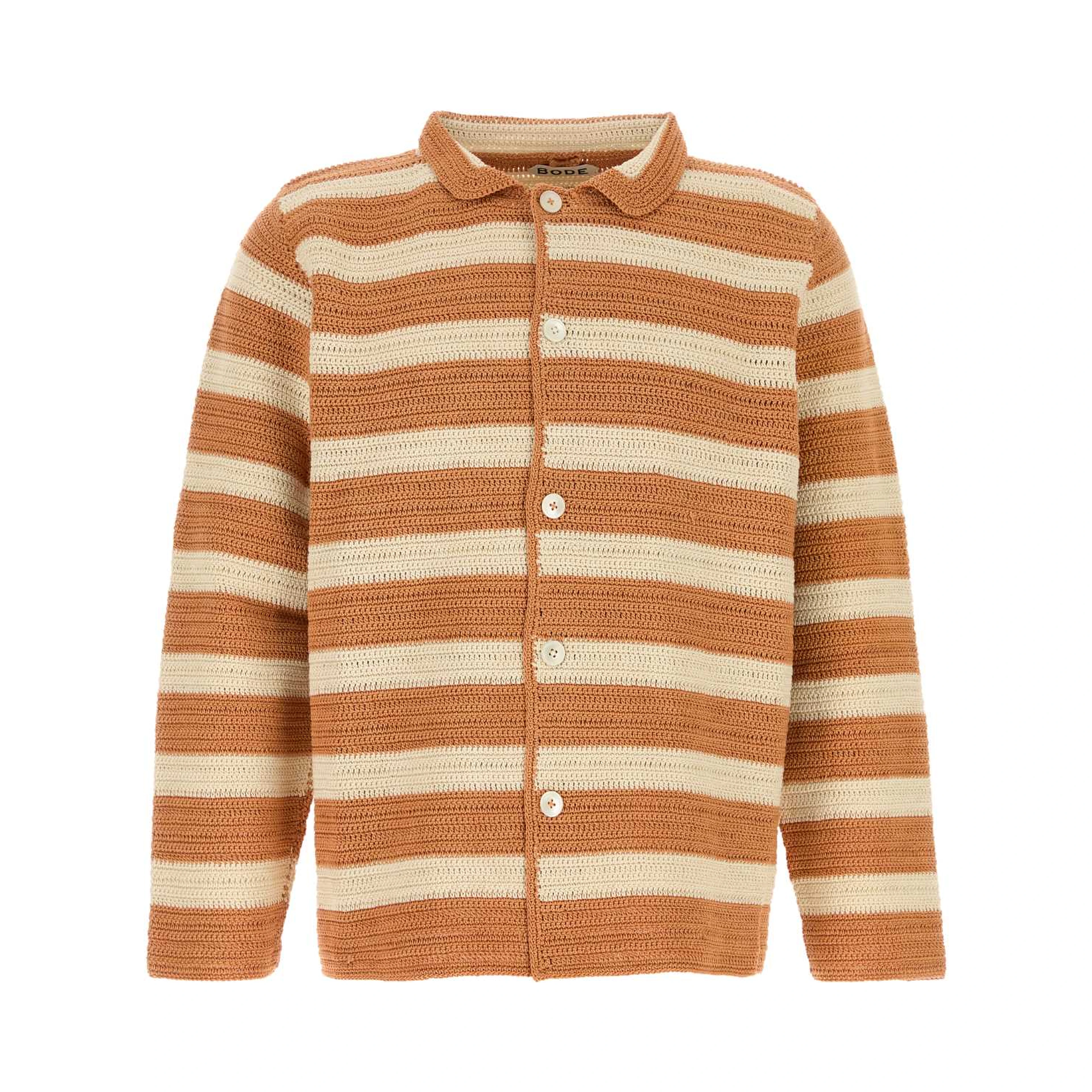 SHERBET CROCHET LONG SLEEVE SHIRT