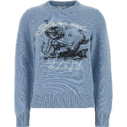 Graphic Wool Sweater Mermaid