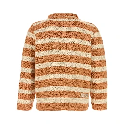 SHERBET CROCHET LONG SLEEVE SHIRT
