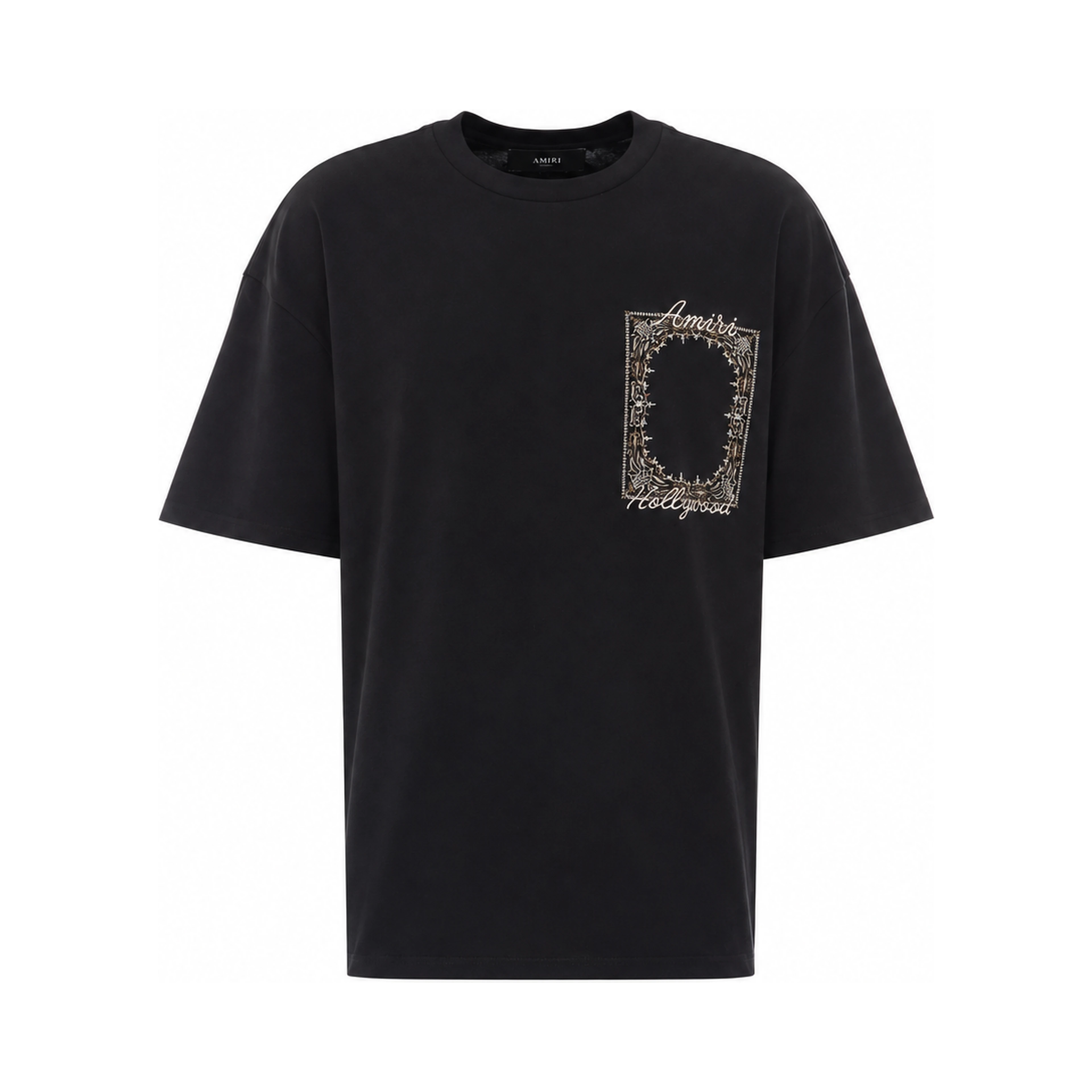 Amiri  T-shirts and Polos Black