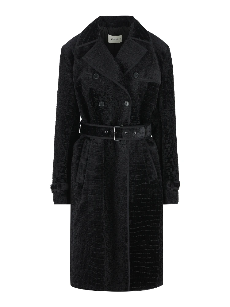 Fendi Coats Black