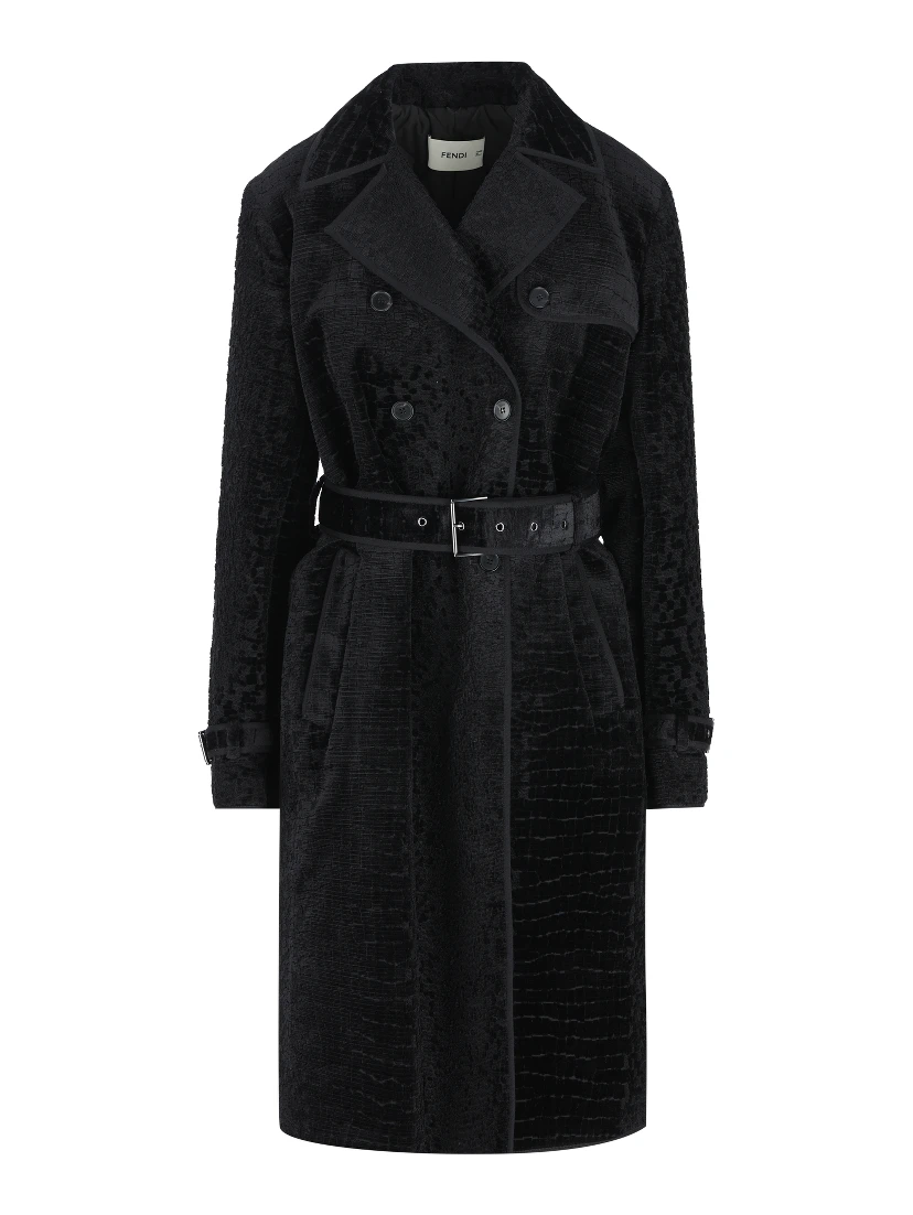 Fendi Coats Black