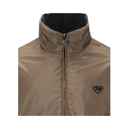 Prada Coats Brown/black