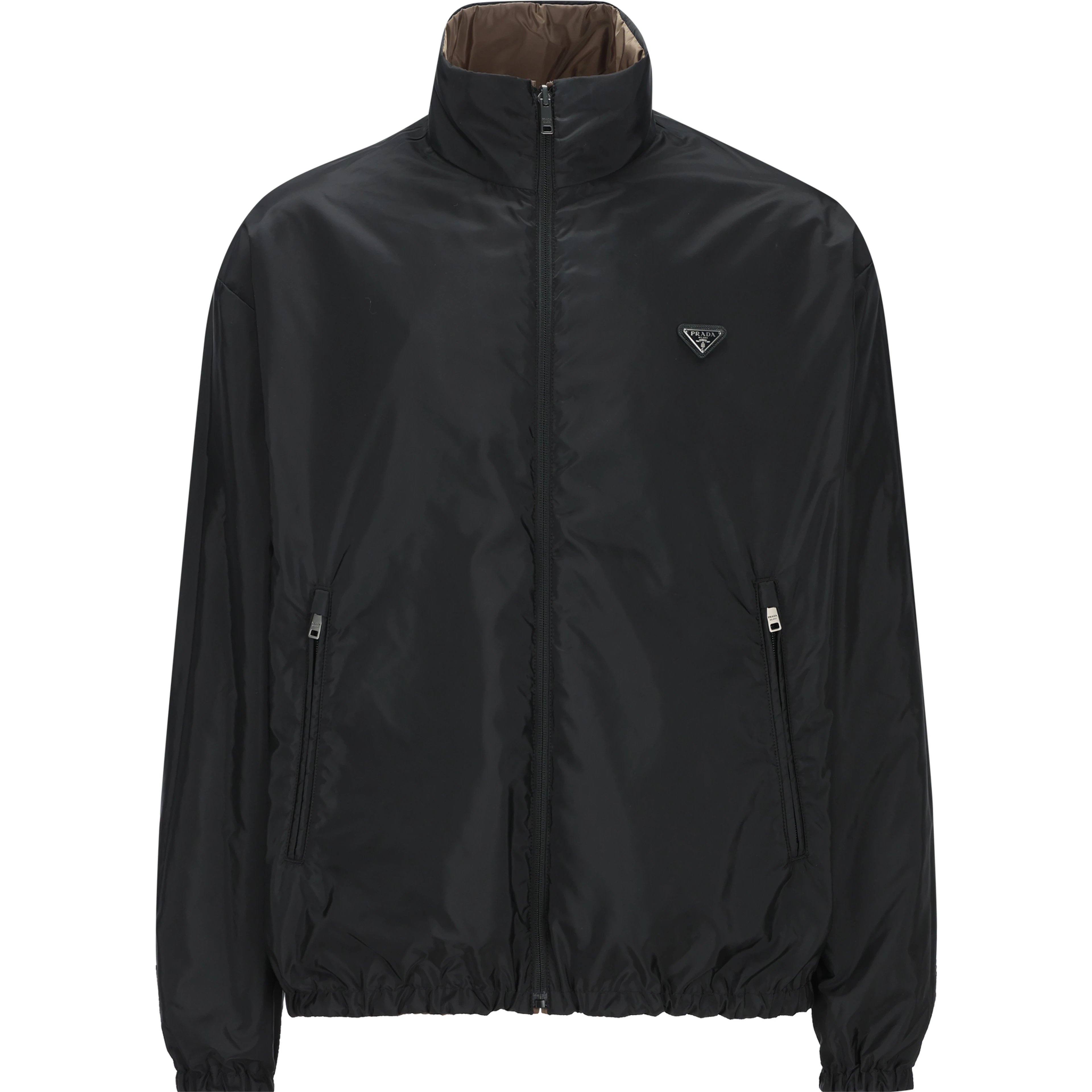 Prada Coats Brown/black