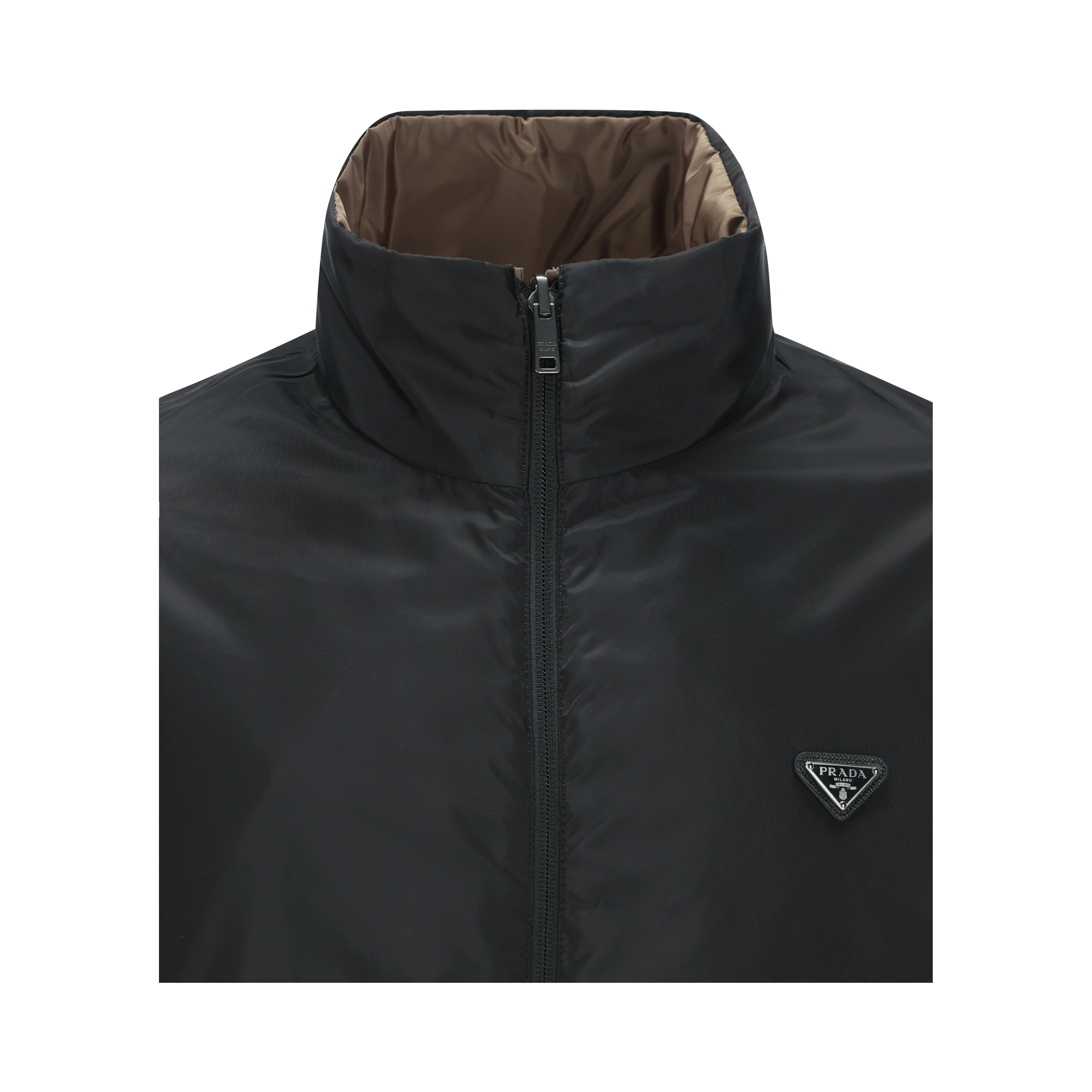 Prada Coats Brown/black