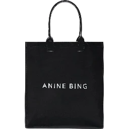 LEONIE COATED CANVAS TOTE