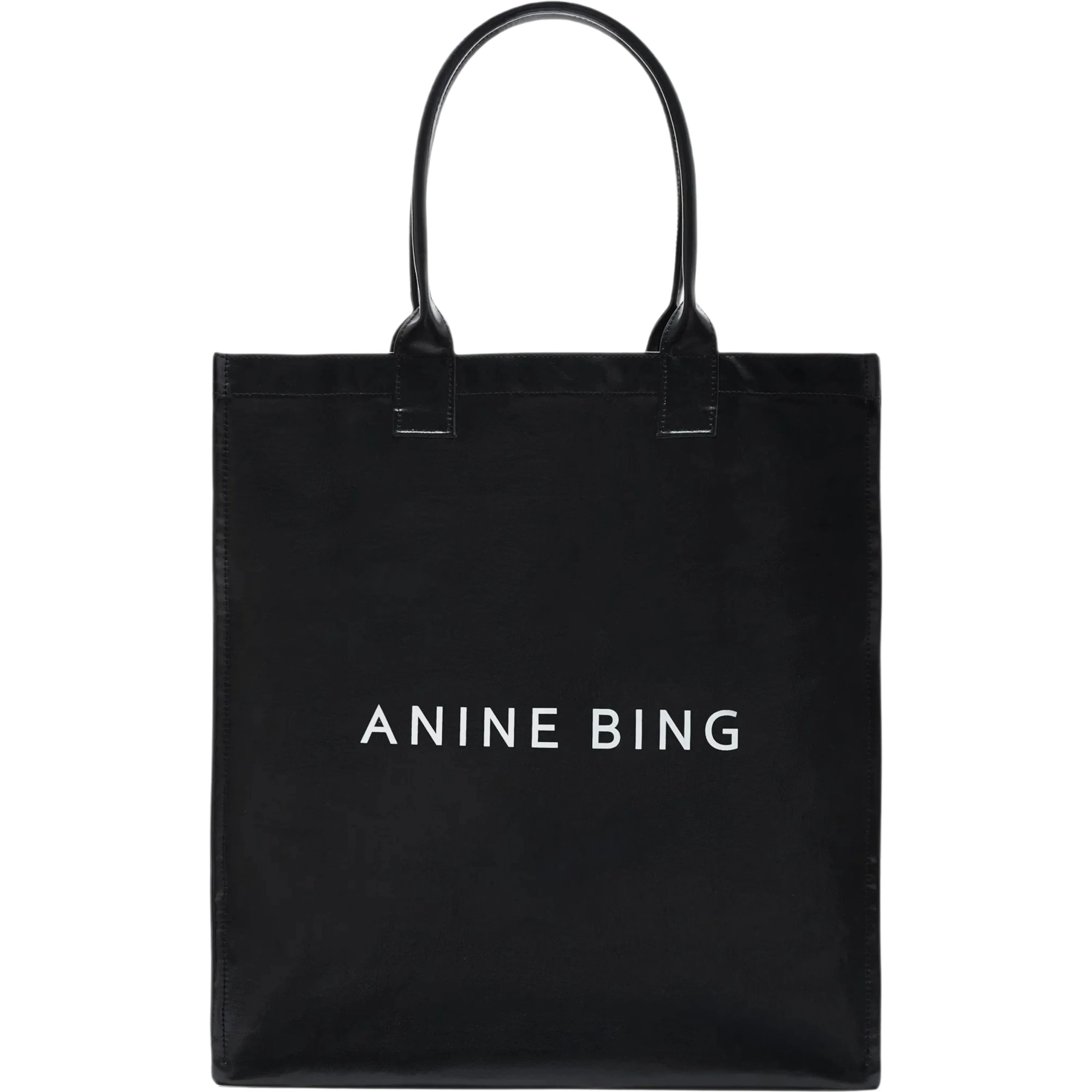 LEONIE COATED CANVAS TOTE