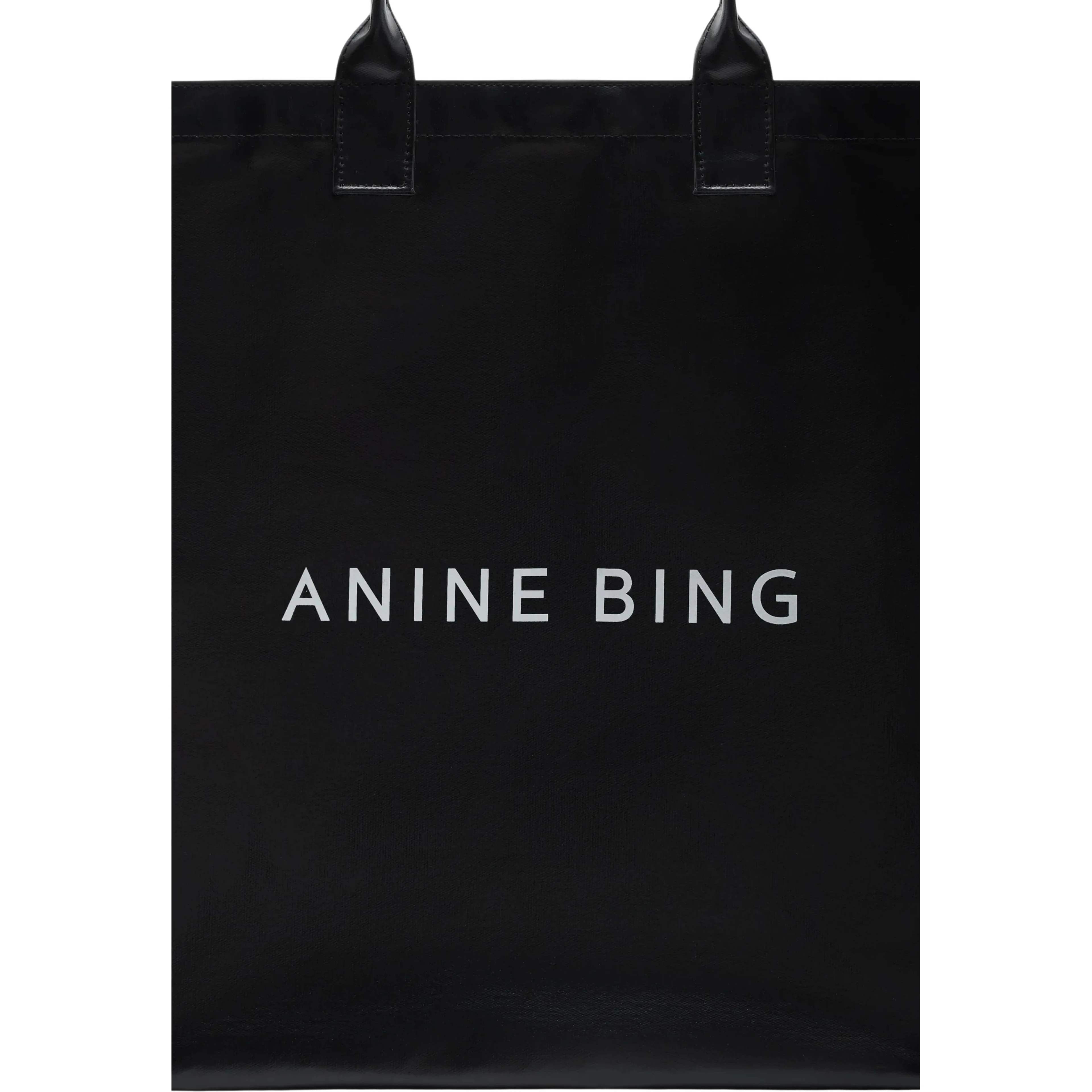 LEONIE COATED CANVAS TOTE