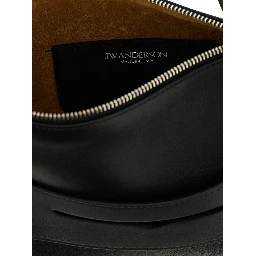 Black Calfskin Shoulder Bag