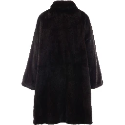 Yves Salomon Coats Black