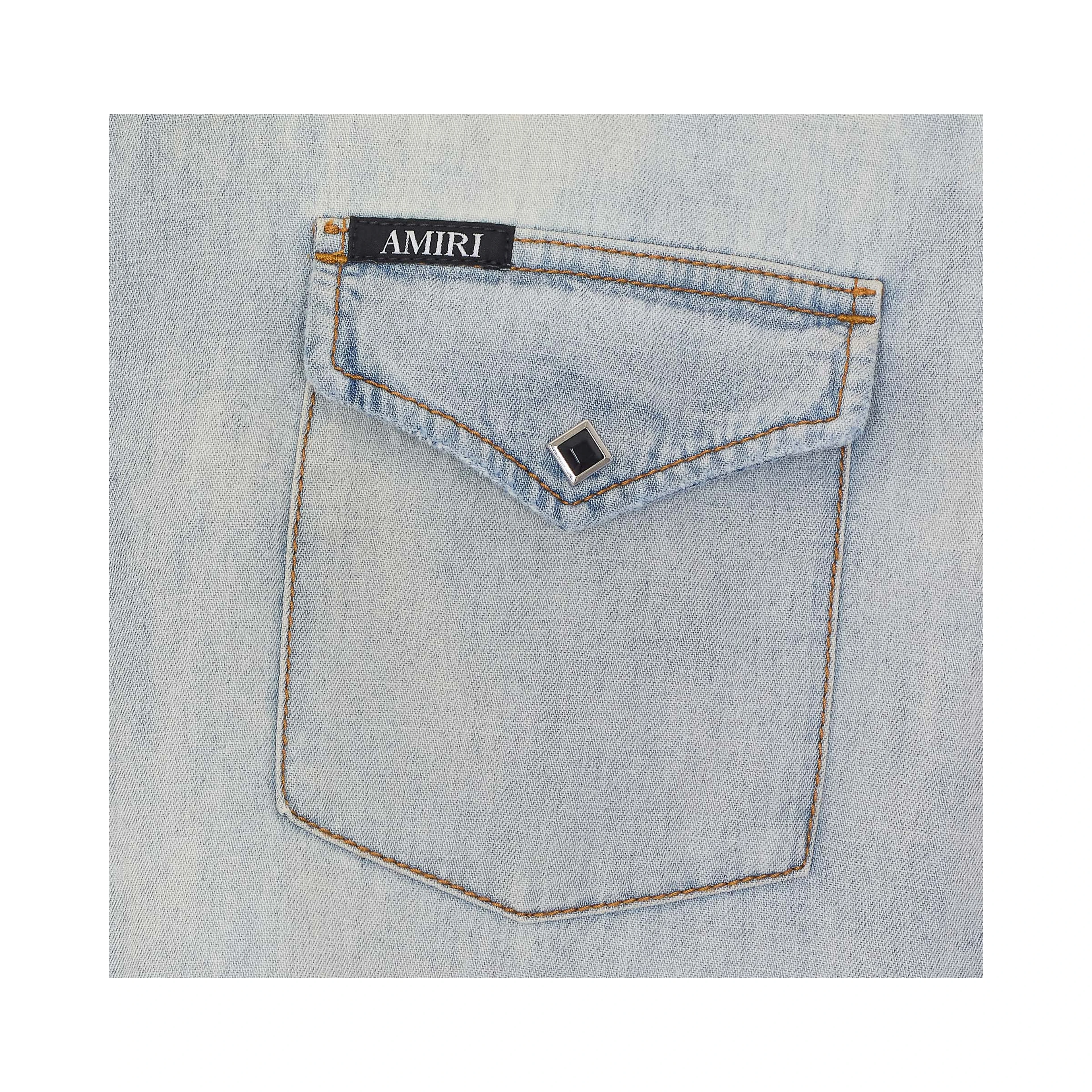 Amiri  Shirts Blue
