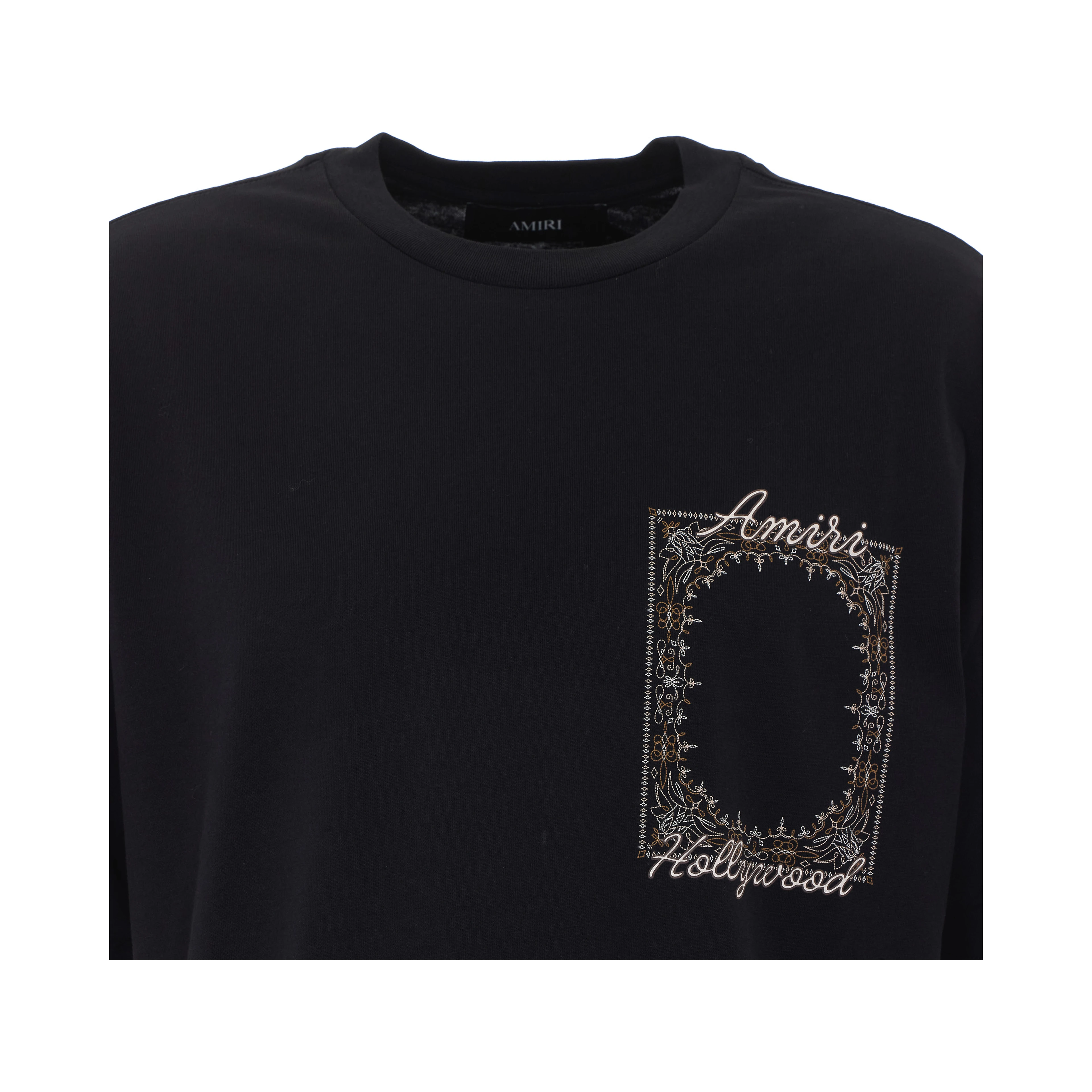 Amiri  T-shirts and Polos Black