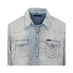 Amiri  Shirts Blue