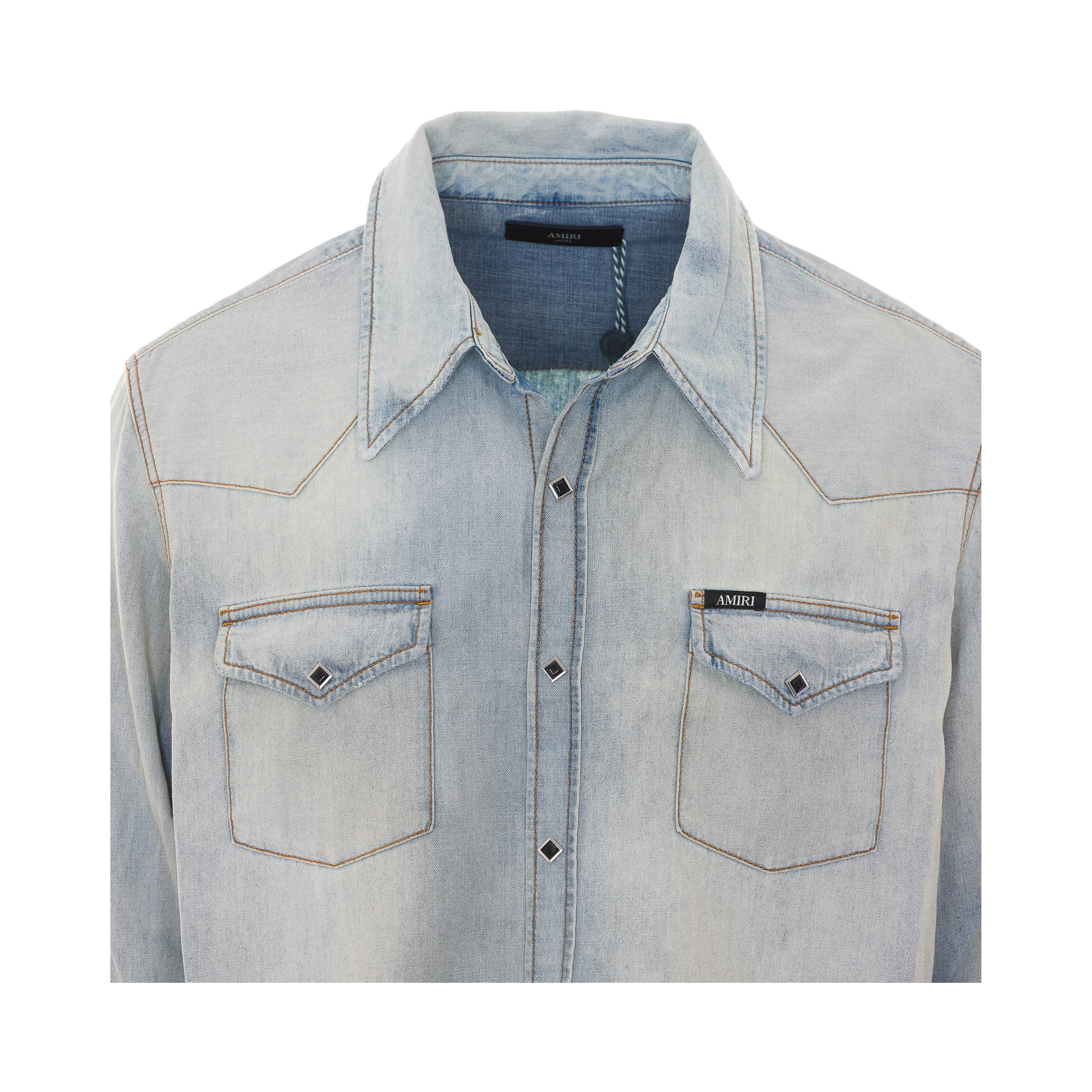 Amiri  Shirts Blue
