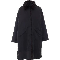 Yves Salomon Coats Black