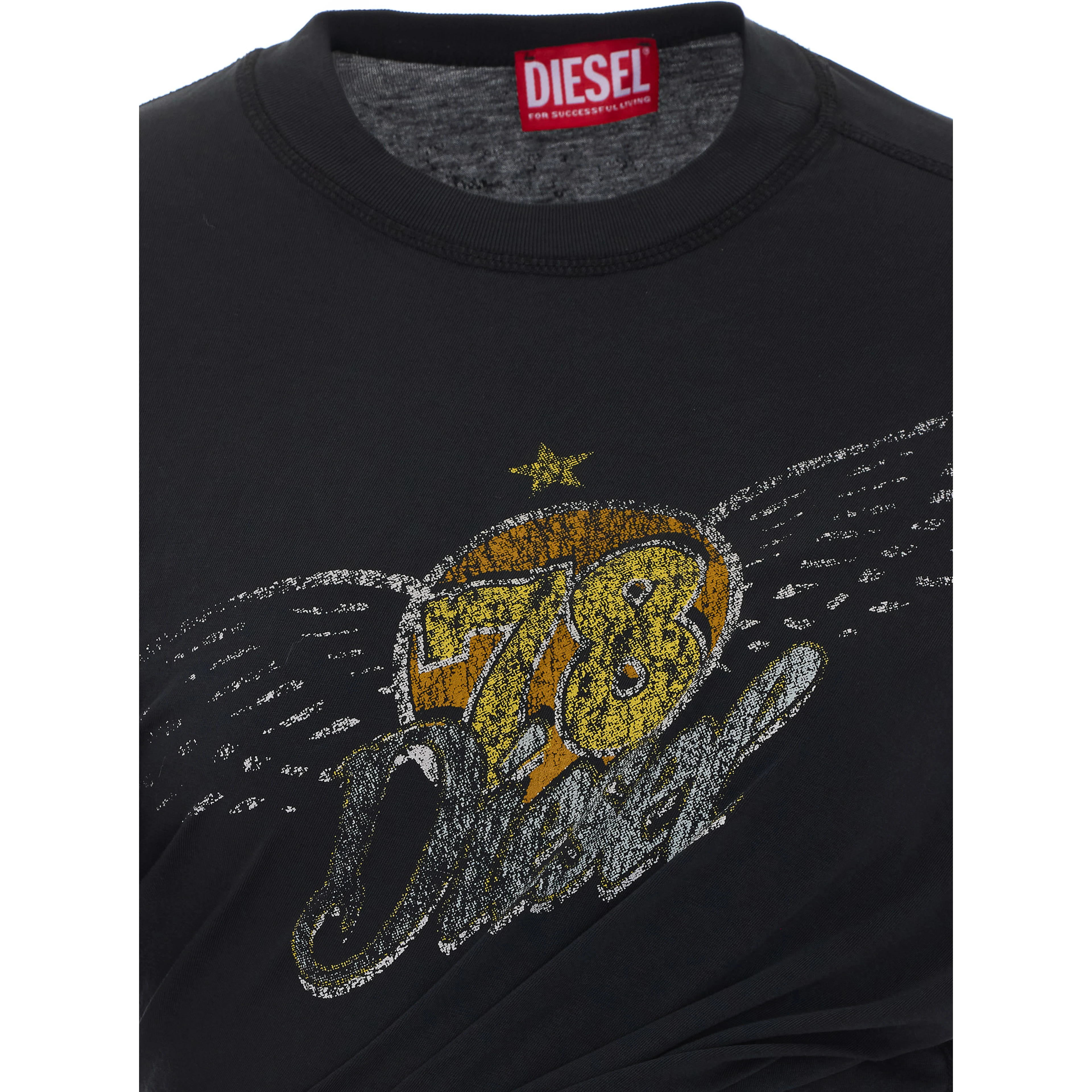 Diesel T-shirts and Polos Black