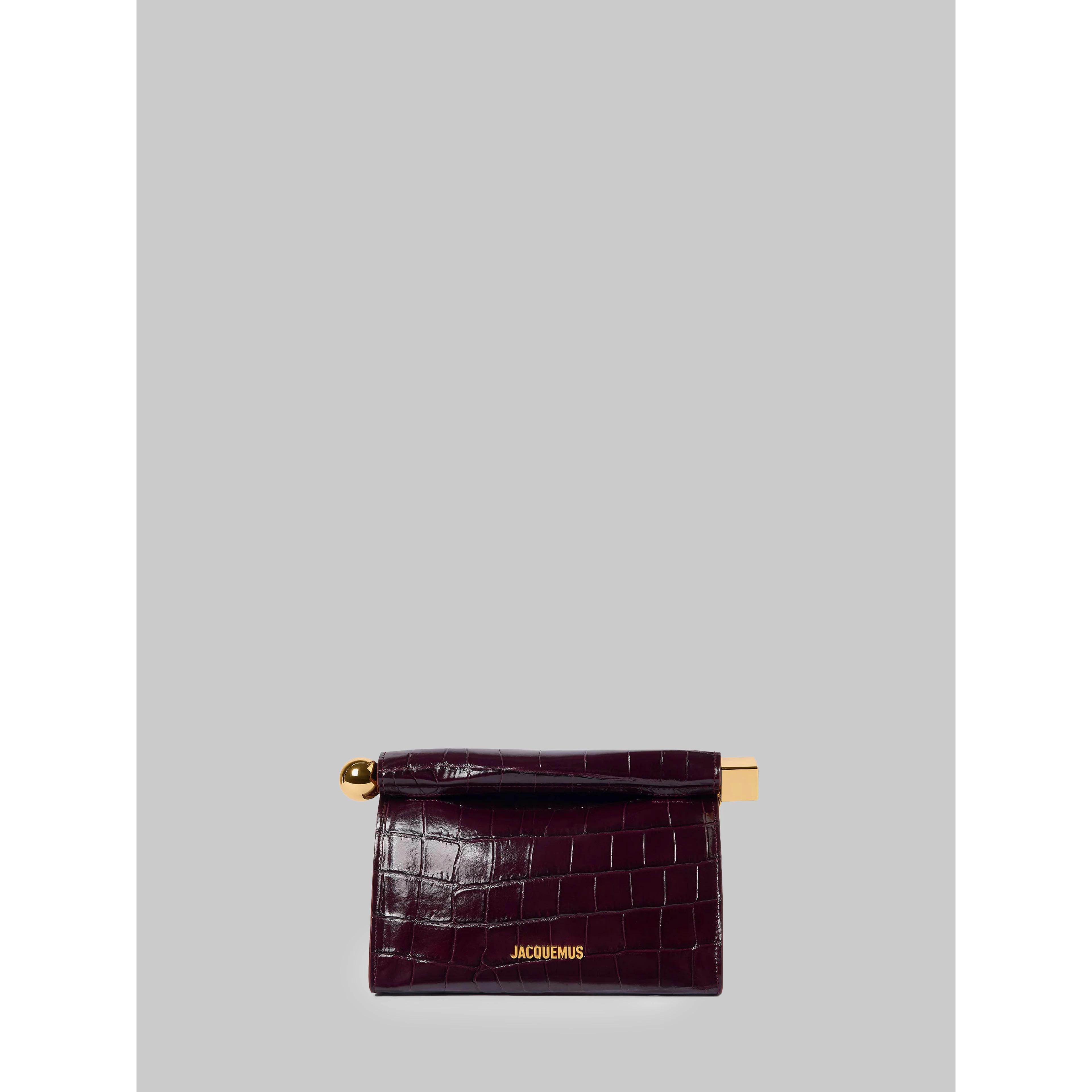 Dark burgundy Rond Carré bag
